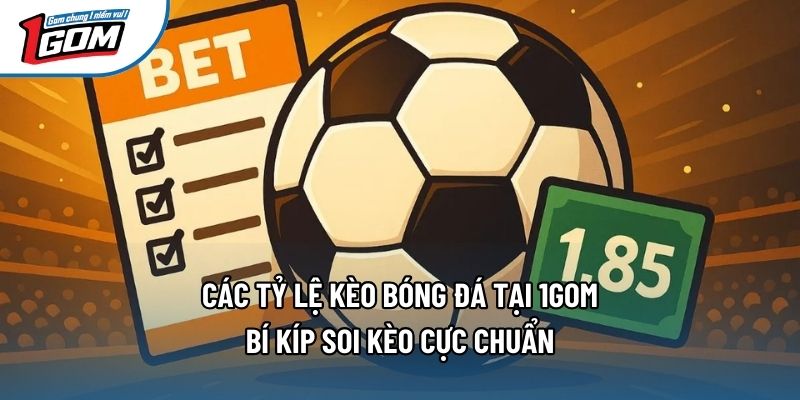 Các Tỷ Lệ Kèo Bóng Đá Tại 1gom - Bí Kíp Soi Kèo Cực Chuẩn